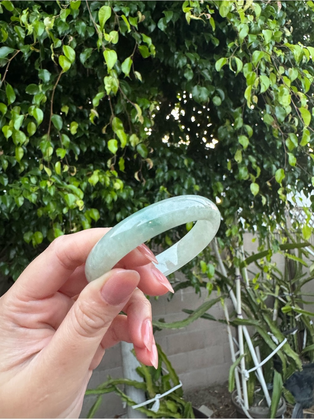 Jade Oval Bangle